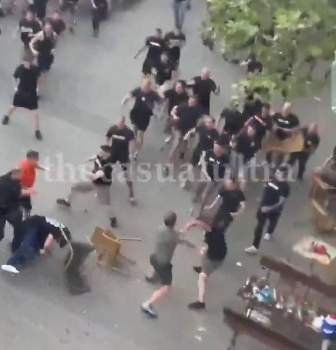 欧协联决赛即将打响，莱比锡街头突发大规模球迷冲突事件，引发警方紧急介入与社会广泛关注